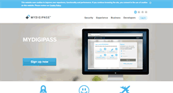 Desktop Screenshot of mydigipass.com